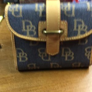 Vintage Dooney And Bourke denim wallet